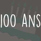 Carte anniversaire 100 ans Carte anniversaire 100 ans