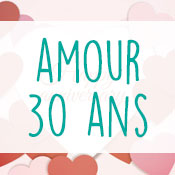 Carte anniversaire amour 30 ans Carte anniversaire amour 30 ans