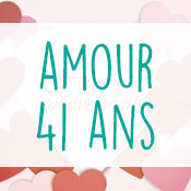 Carte anniversaire amour 41 ans Carte anniversaire amour 41 ans