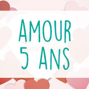 Carte anniversaire amour 5 ans Carte anniversaire amour 5 ans