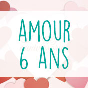 Carte anniversaire amour 6 ans Carte anniversaire amour 6 ans