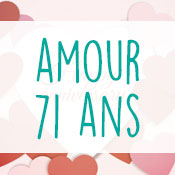 Carte anniversaire amour 71 ans Carte anniversaire amour 71 ans