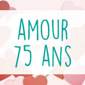 Carte anniversaire amour 75 ans Carte anniversaire amour 75 ans