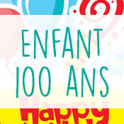 Carte anniversaire enfant 100 ans