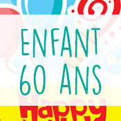 Carte anniversaire enfant 60 ans
