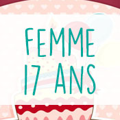 Carte anniversaire femme 17 ans Carte anniversaire femme 17 ans