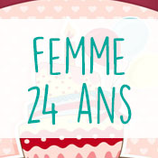 Carte anniversaire femme 24 ans Carte anniversaire femme 24 ans