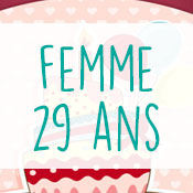 Carte anniversaire femme 29 ans Carte anniversaire femme 29 ans