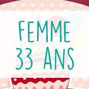 Carte anniversaire femme 33 ans Carte anniversaire femme 33 ans