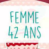 Carte anniversaire femme 42 ans Carte anniversaire femme 42 ans