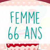 Carte anniversaire femme 66 ans Carte anniversaire femme 66 ans