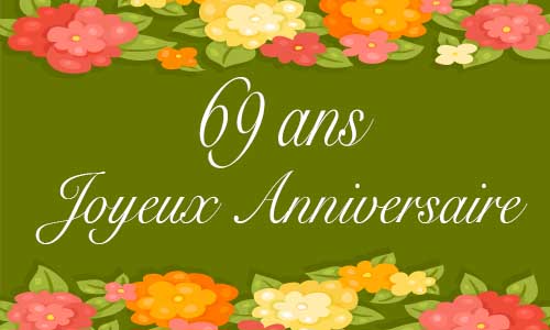 Anniversaire 69 Ans Humour