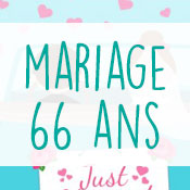 Carte anniversaire mariage 66 ans Carte anniversaire mariage 66 ans