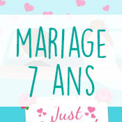 Carte anniversaire mariage 7 ans Carte anniversaire mariage 7 ans