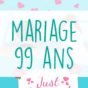 Carte anniversaire mariage 99 ans Carte anniversaire mariage 99 ans