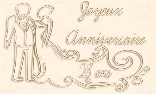 28 ans de mariage